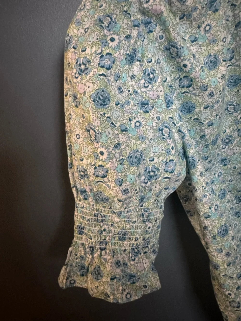 J.‎ Crew x Liberty London Puff-sleeve Amelie Floral Blouse Top